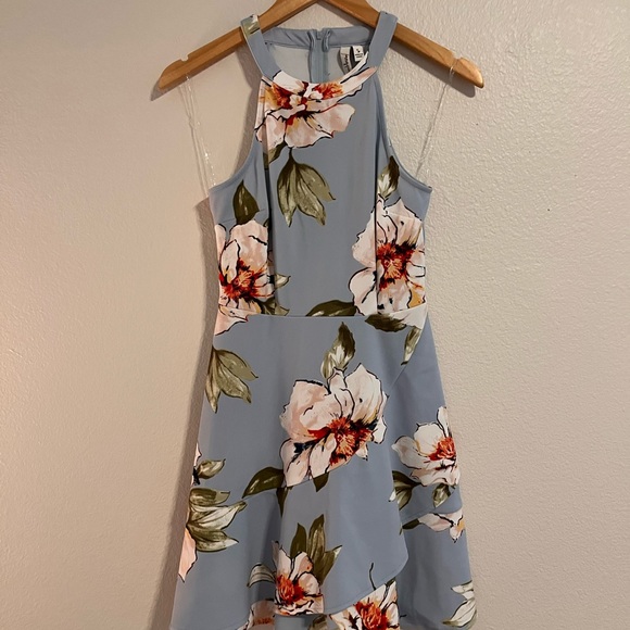 Baby Blue Skater Dress - Picture 7 of 8